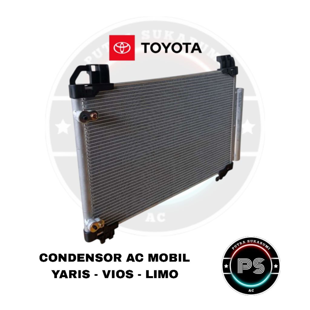 CONDENSOR KONDENSOR AC MOBIL NEW YARIS GEN 2 NEW VIOS GEN 3 NEW LIMO