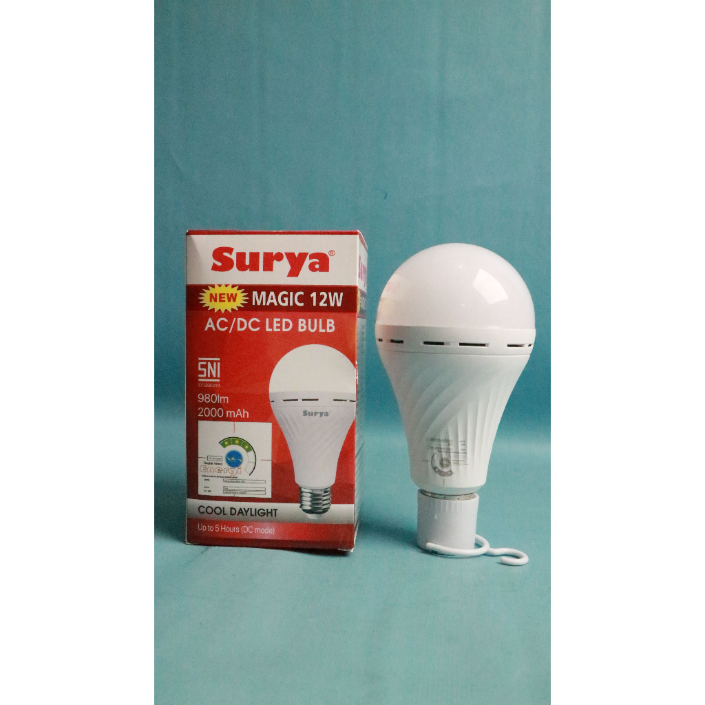 SURYA Lampu Led Magic 12 Watt Lampu Darurat