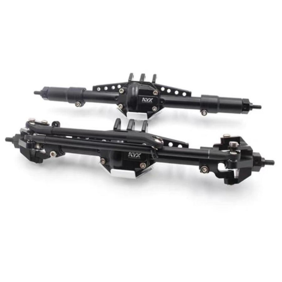 KYX GARDAN METAL STRAIGHT AXLE AXIAL SCX10 II - HITAM