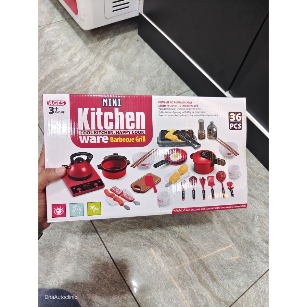 mainan anak-anak kitchen set lengkap - mainan masakan dapur