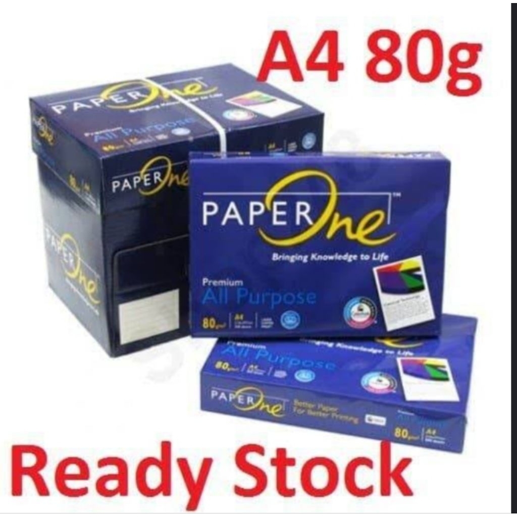 

Kertas HVS PaperOne A4 80 Gr [1 rim]