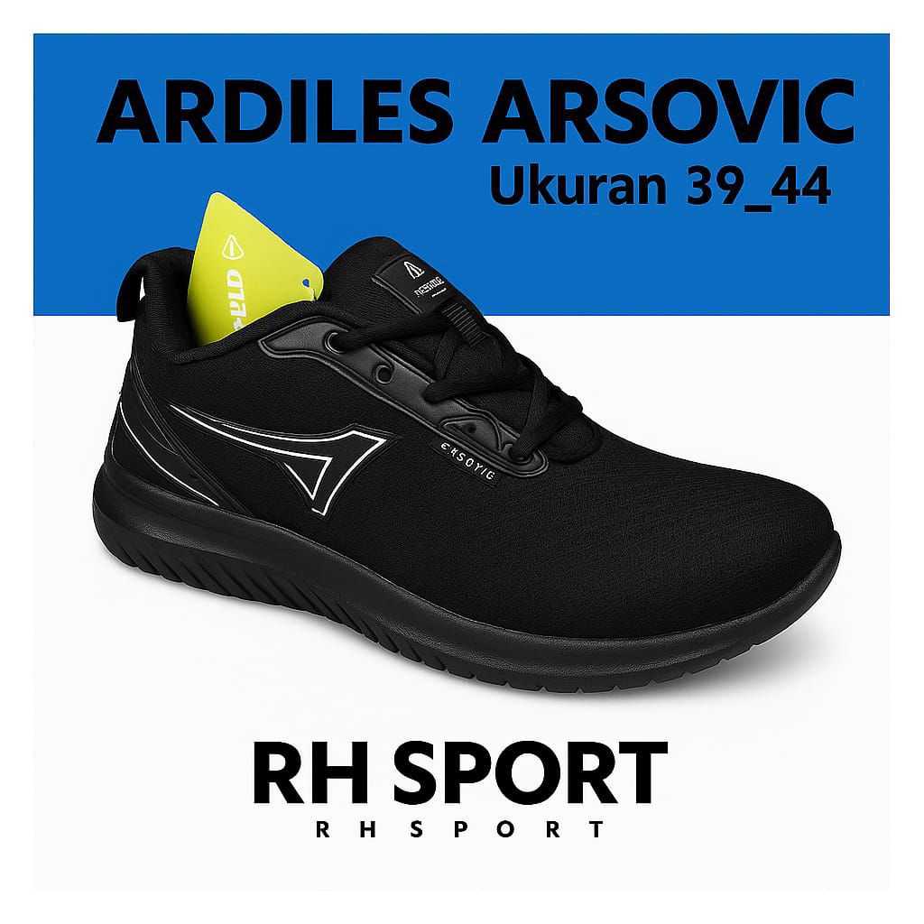 Sepatu sekolah ardiles HAIGER ARSOVIC sepatu cowok dewasa sepatu hutam sepatu sekolah smp smk sepatu