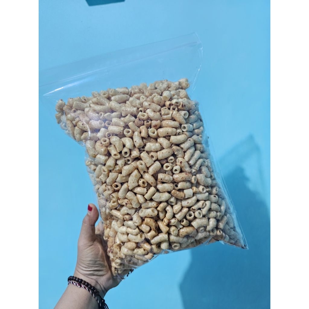 

makaroni mini rujak kemasan bantal