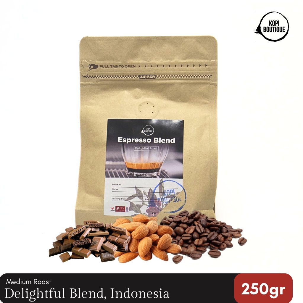 

Kopi Espresso Delightful Blend 250gr