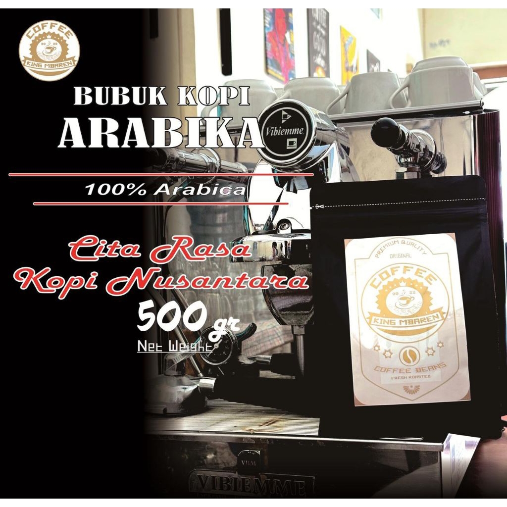 

BUBUK ARABIKA||BUBUK KOPI ARABIKA PURE 100% [500gr]