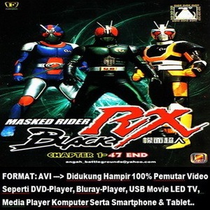 DVD Filem Kamen Rider Black RX [KRB RX] Satria Baja Hitam RX