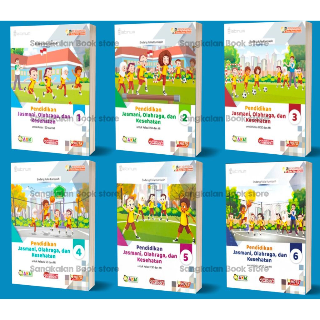 PJOK / Pendidikan Jasmani, Olahraga, dan Kesehatan SD Kelas 1 2 3 4 5 6 SD Kurikulum Merdeka 2025 Pl