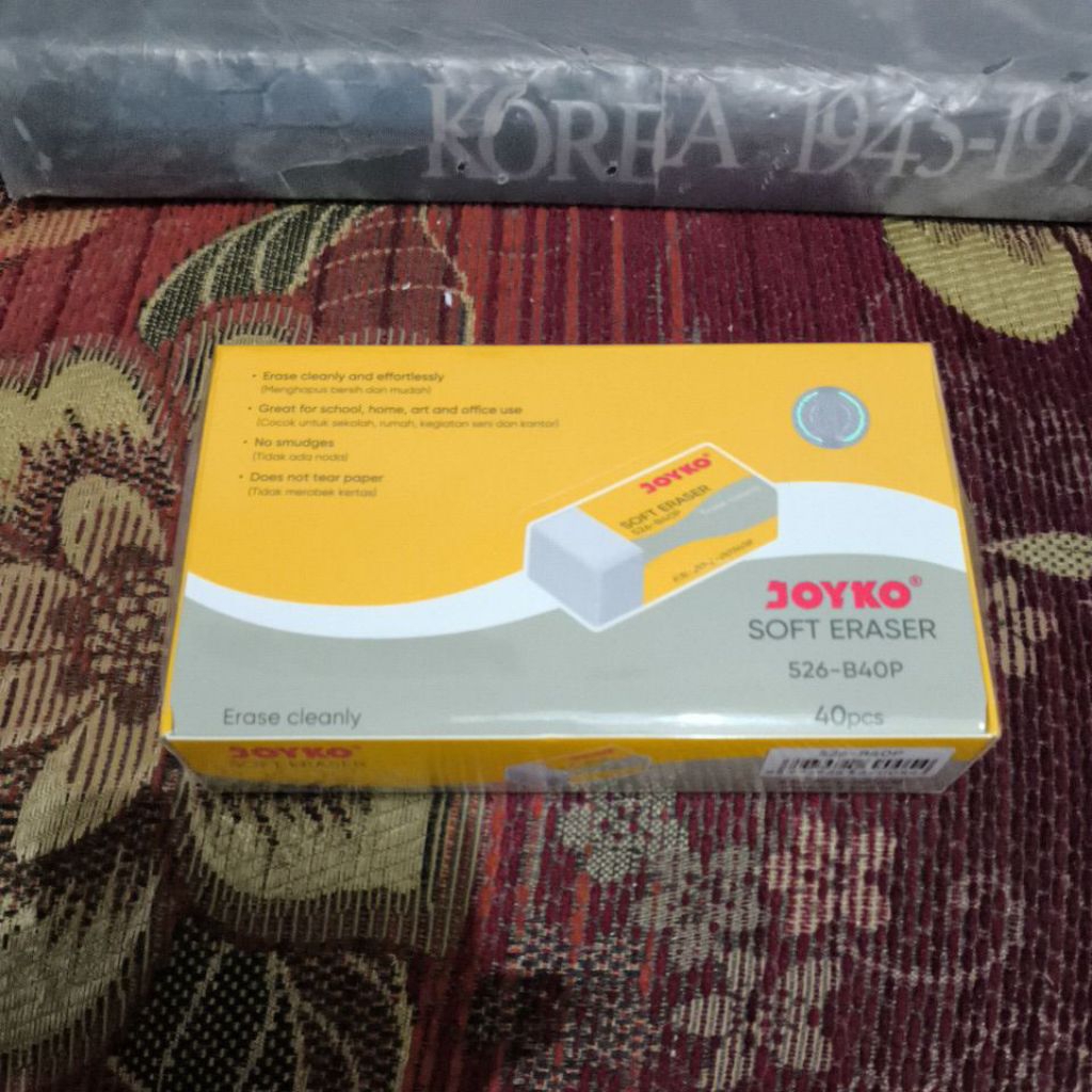 

JOYKO SOFT ERASER 526-B40P ERASE CLEANLY