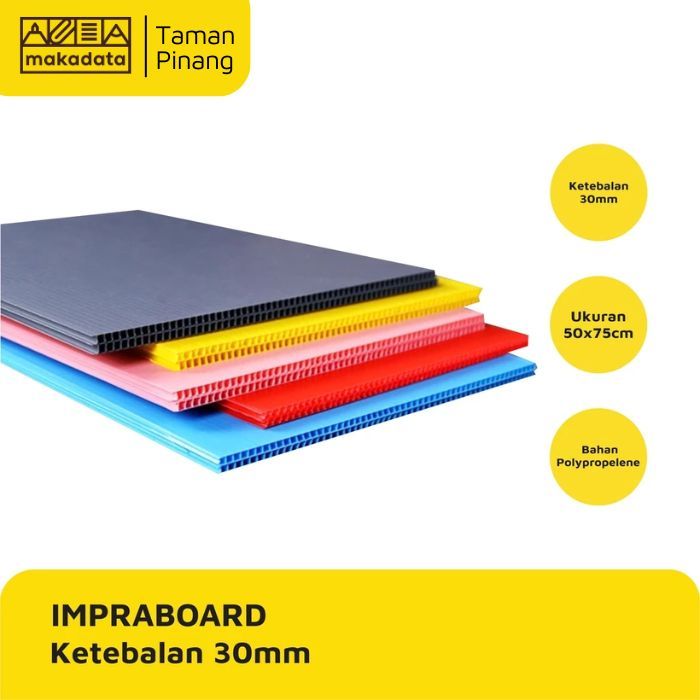 

IMPRABOARD / INFRABOARD 3MM UKURAN 50X75CM (1PCS) MURAH