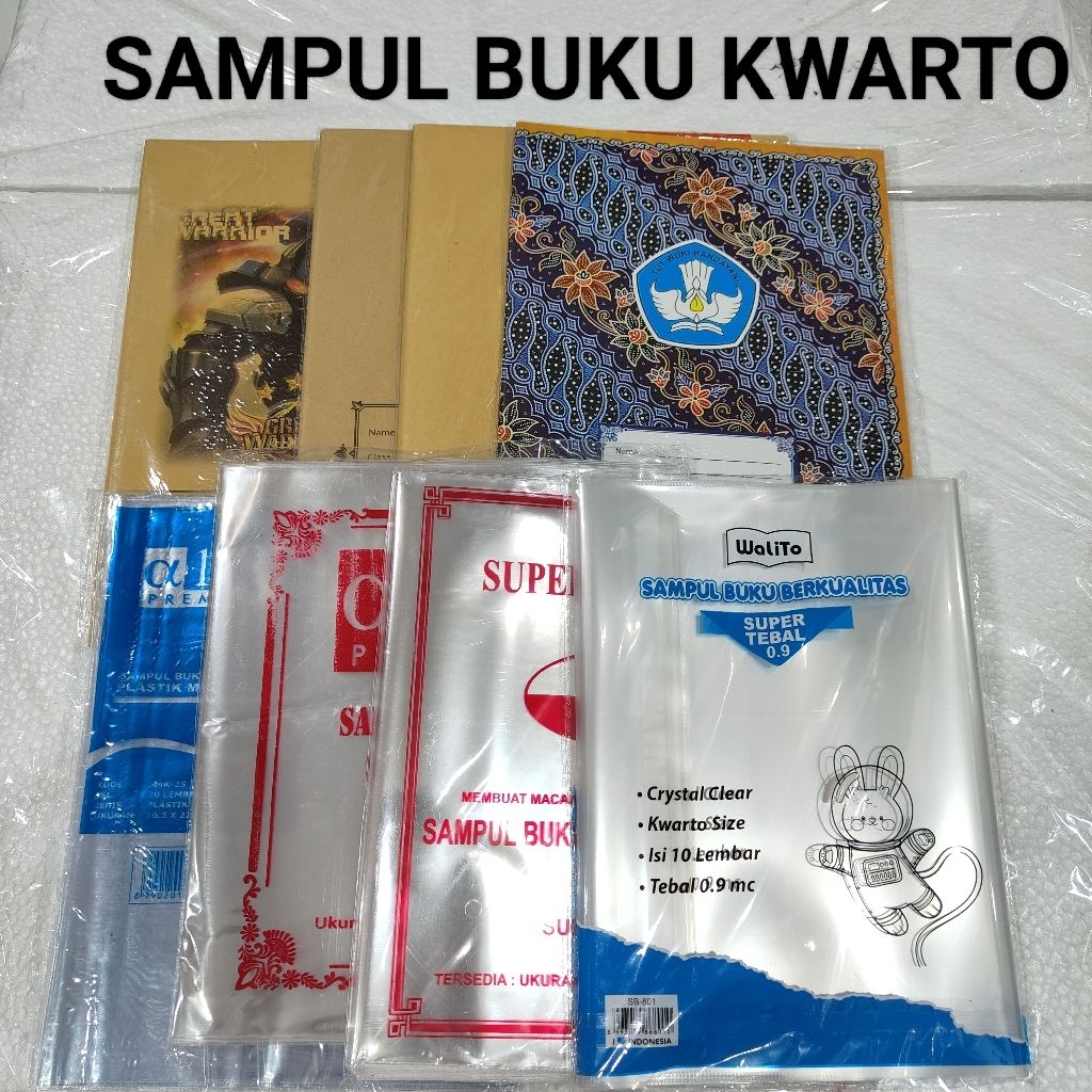 

1 Pak/ 20 Pcs Sampul Buku Tulis Kwarto