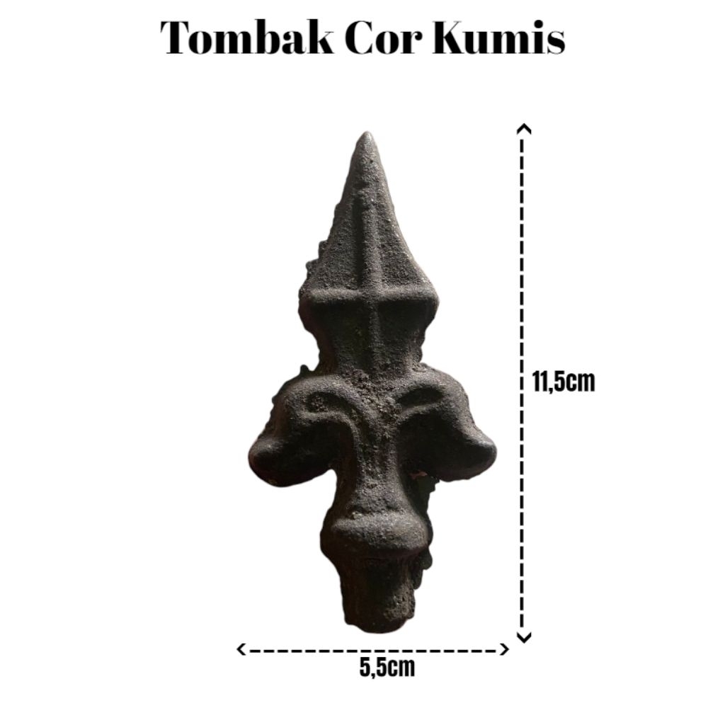 Ornamen Tombak Cor Besi Motif Kumis | Tombak Cor Besi Aksesories Pagar Besi Tralis Railling Tangga