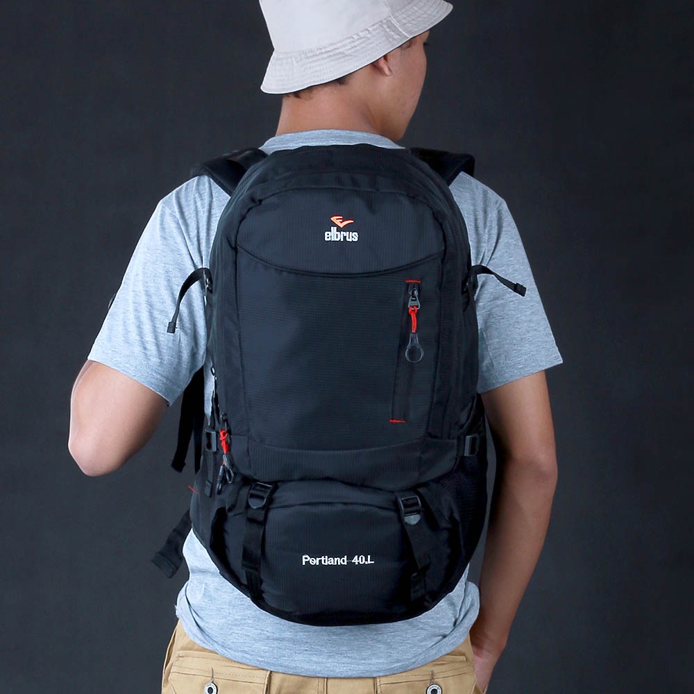 Tas Semi Carrier Outvin Elbrus 40L Original - Tas Gunung Hiking Travel Multifungsi Pria Wanita