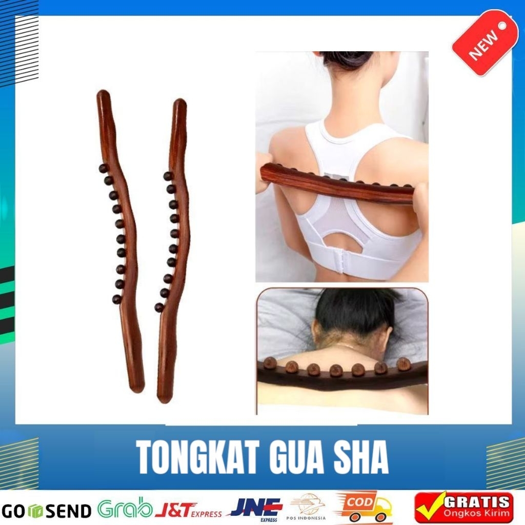 Tongkat gua sha / Tongkat pijat refleksi