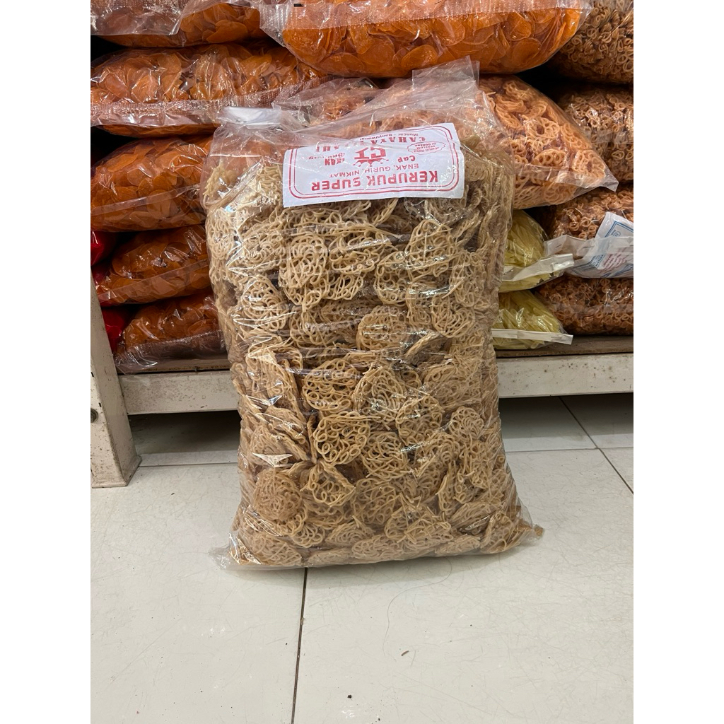 

Kerupuk Mentah THR Bulat Rasa Bawang | Burhan Kerupuk Grosir Jember