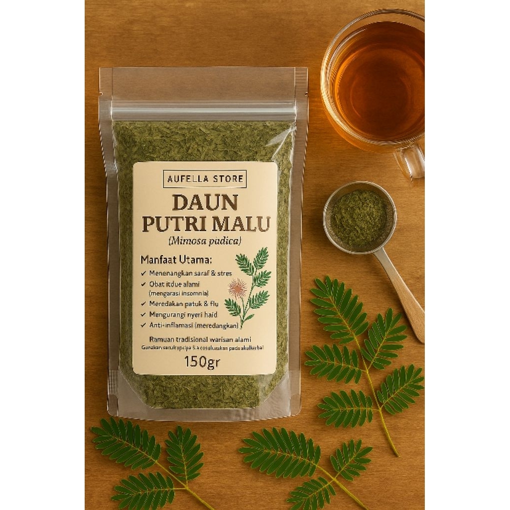

DAUN PUTRI MALU / MIMOSA PIDUCA 150GR. HERBAL
