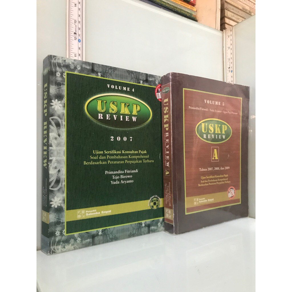 USKP REVIEW Ujian Sertifikasi Kolsultan Pajak Volume 4 & 5 Tahun 2007, 2008, dan 2009