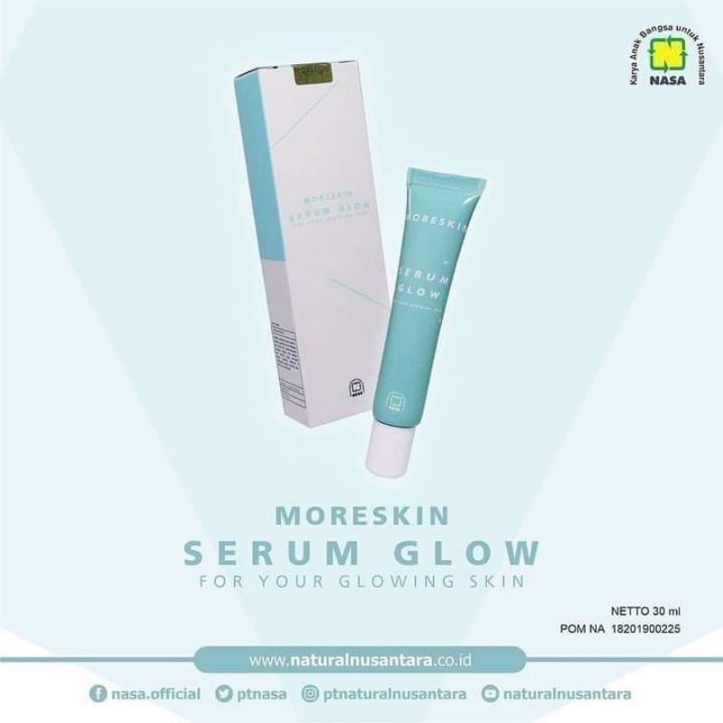 Serum Glowing Nasa Baru//Moreskin Serum Glow Nasa //Original NASA Asli