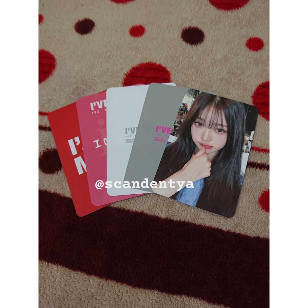 [READ DESCRIPTION] photocard Jang Wony Wonyoung IVE Benefit Appmus Apple Music Mine Round 1