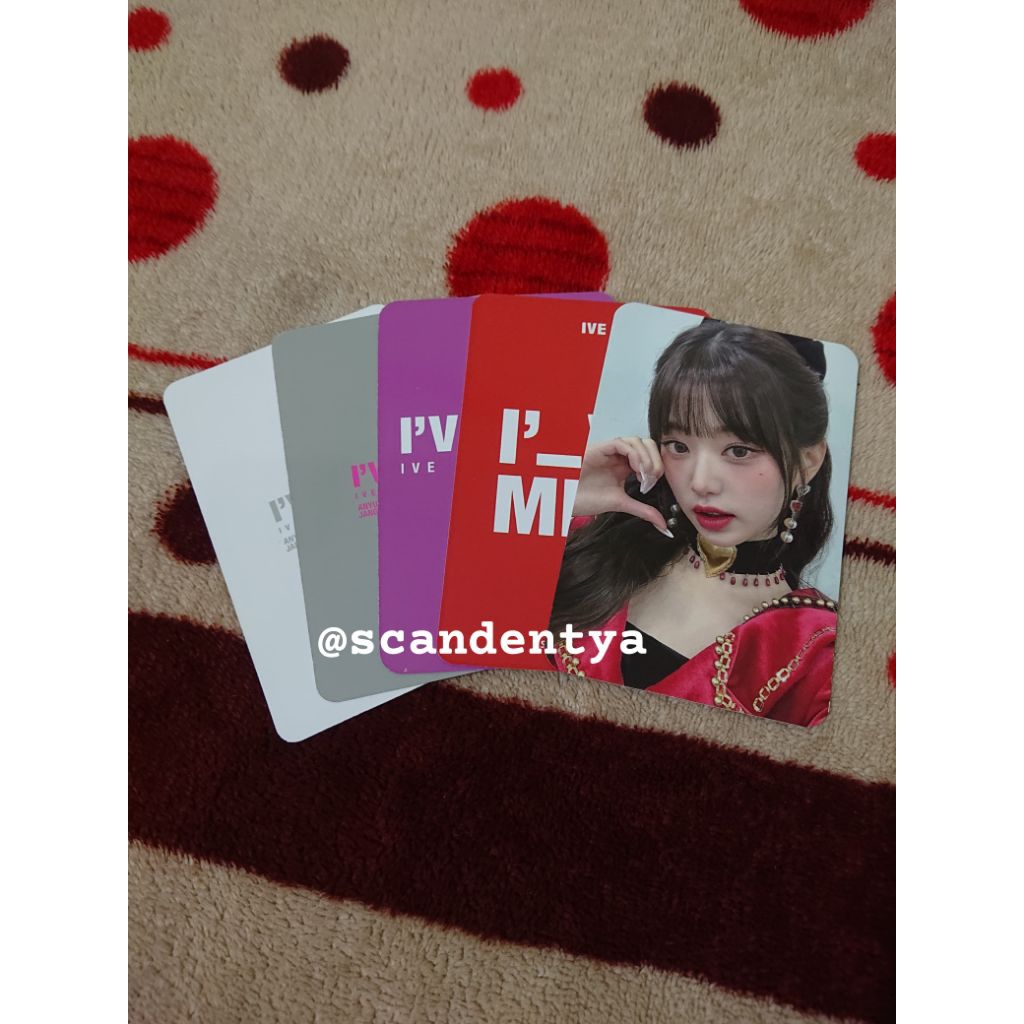 [READ DESCRIPTION] photocard Jang Wony Wonyoung IVE Benefit Soundwave Thailand Mine