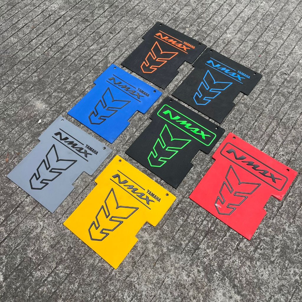 MUDFLAP YAMAHA NMAX OLD MUDFLAP NMAX KARET LUMPUR KARET PELINDUNG DINAMO STARTER MODEL PANAH BAHAN K