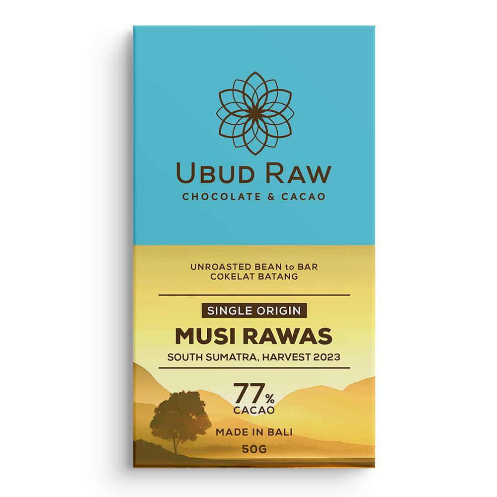 

Bean to Bar Chocolate Musi Rawas 77%