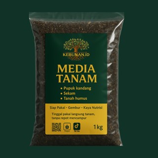Media Tanam (METAN) 25 Kg Organik Siap Pakai, Sekam, Humus, Tanah Subur, dan Pupuk Kandang