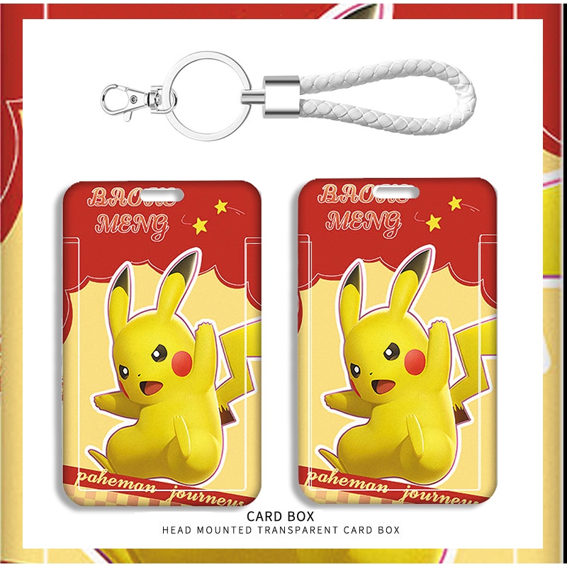 

Pocket Monste Pokémon cover for Kardus KTP Motif karakter Anime, Tempat Kartu Photo Card & ID, Desain Kawaii Gaya Jepang untuk Fans Kollektor