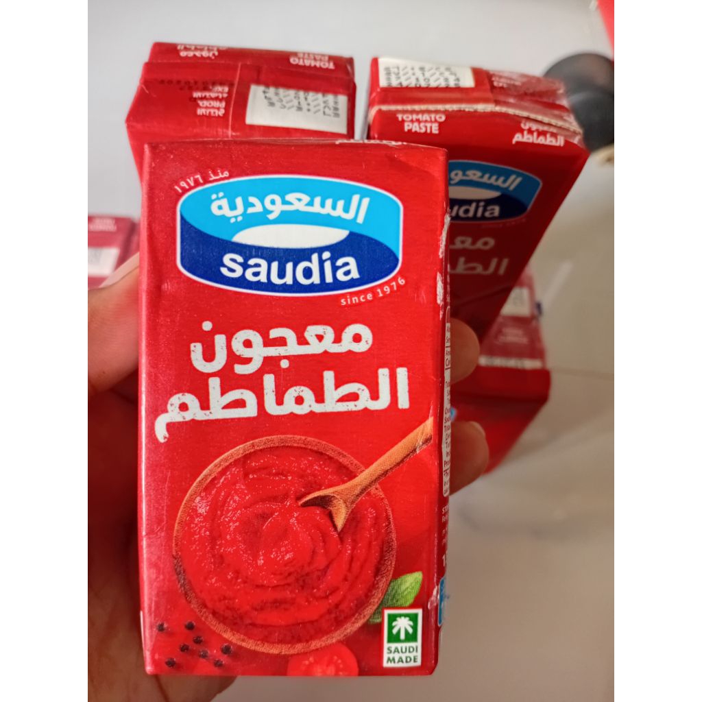 

Saudia Tomato paste 135gr / Bisa dikirim pakai instan