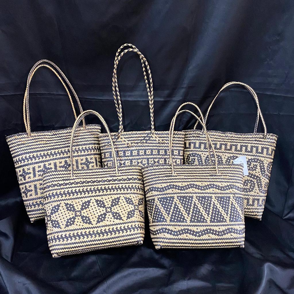 Tas Rotan Melak/Tas Rotan Melak Lapis/Tas Tenteng Rotan Melak Dayak