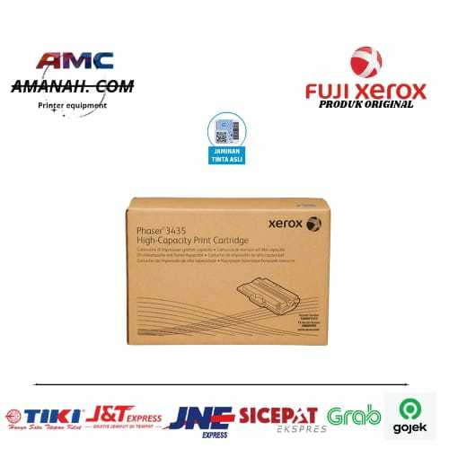 Toner fuji Xerox 3435 Cartridge Black original
