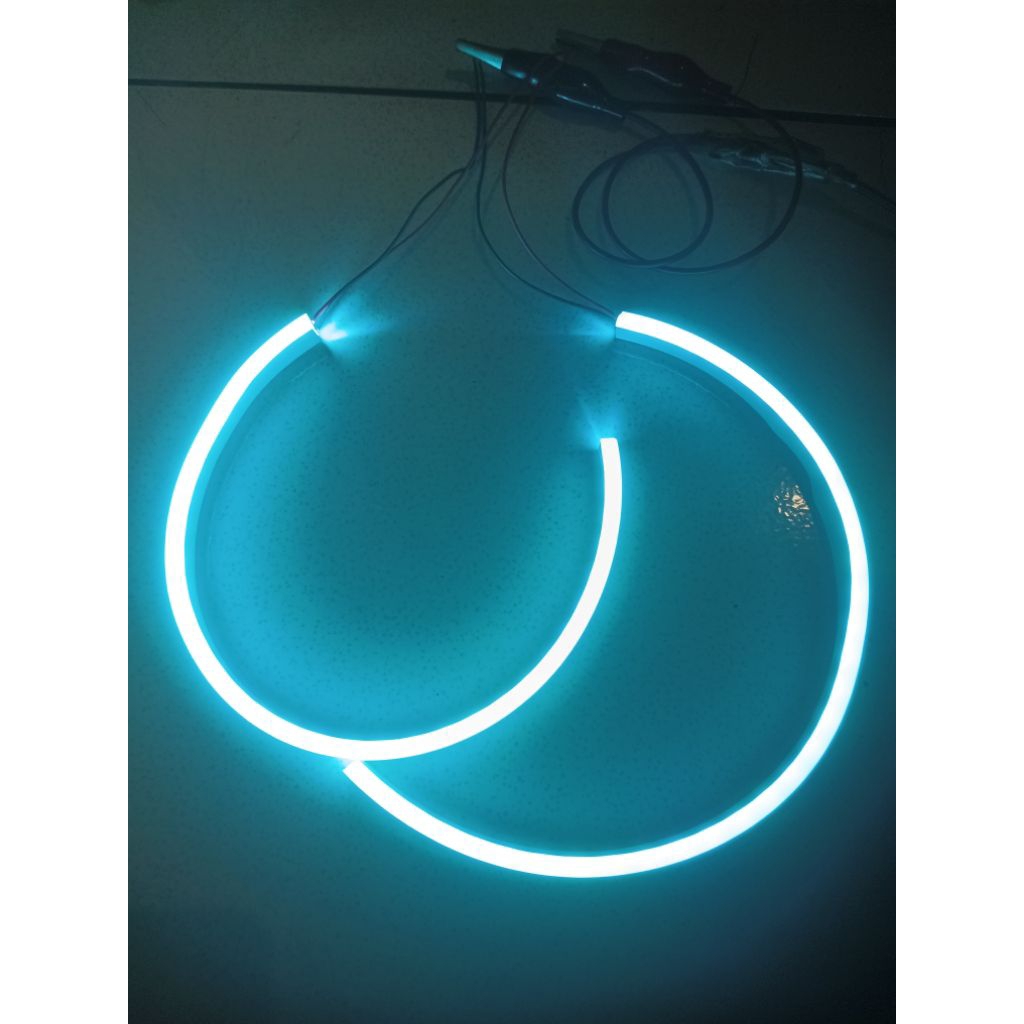 LAMPU ALIS BLUE ICE motor DRL FLEXIBLE sepasang