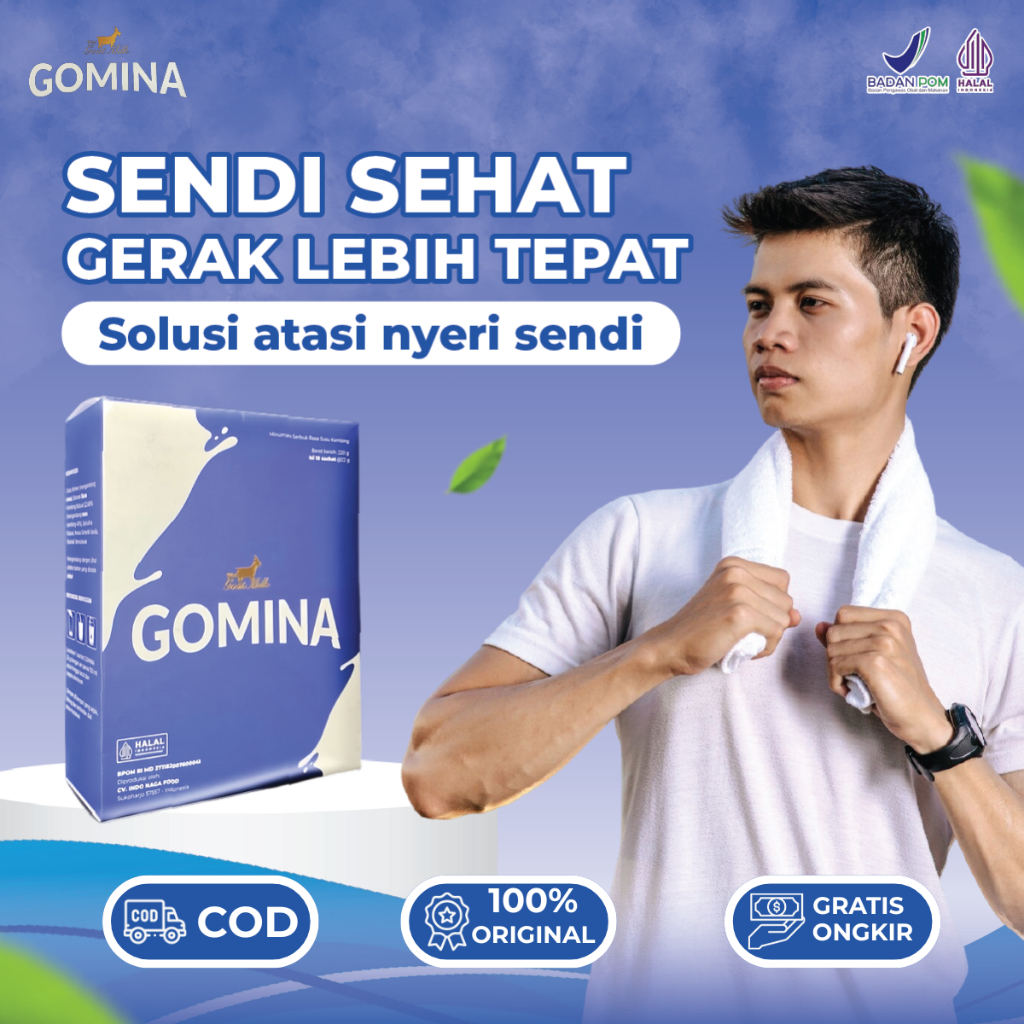 

Gomina Susu Kambing - Sembuhkan Nyeri Sendi Meradang - Susu Kambing Etawa 100% Original