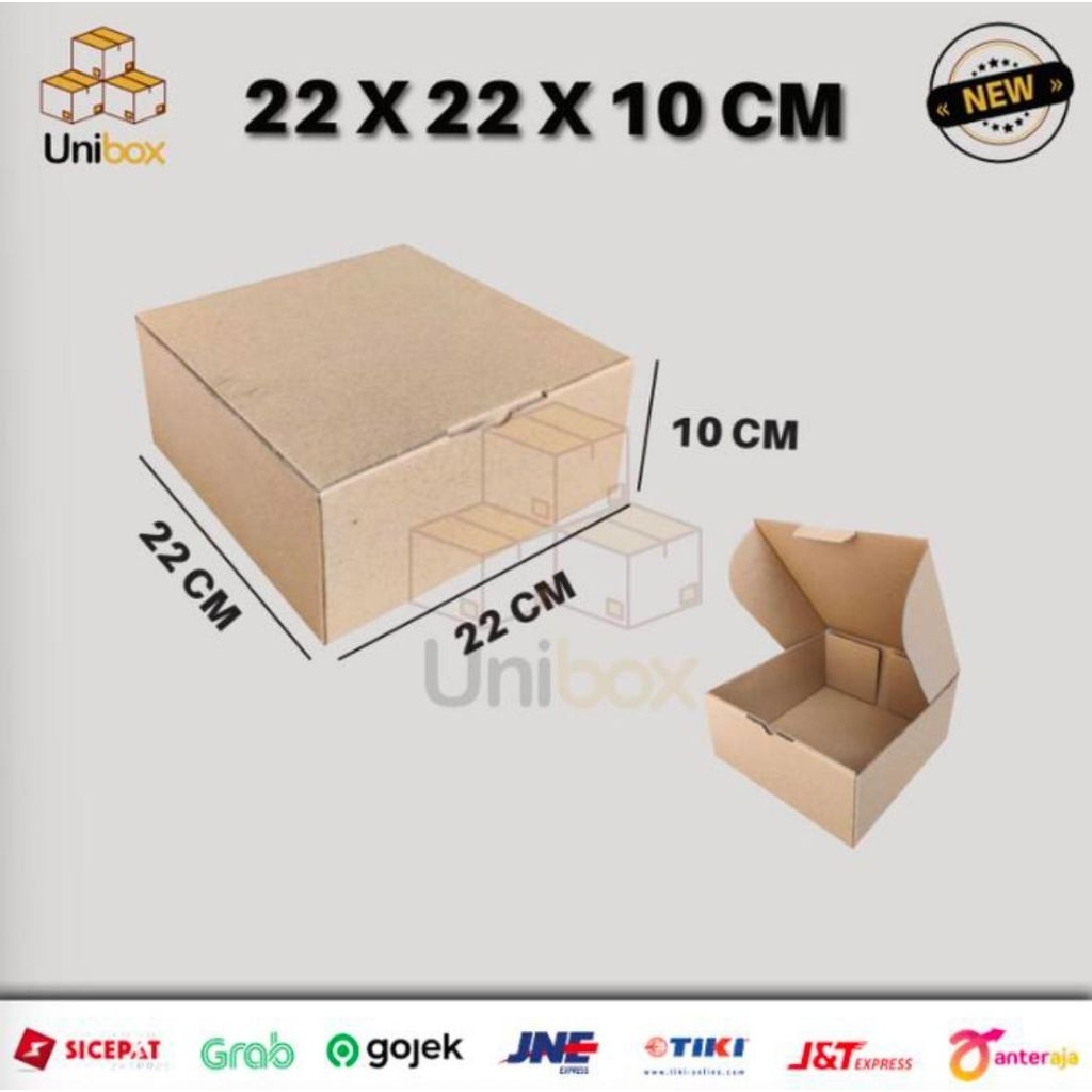 

Kardus Die Cut | 22x22x10 cm | Box Die Cut