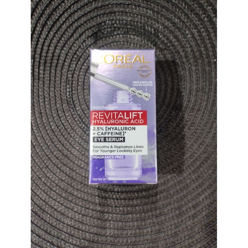 (original) Loreal Revitalift Hyaluronic Acid Eye Serum