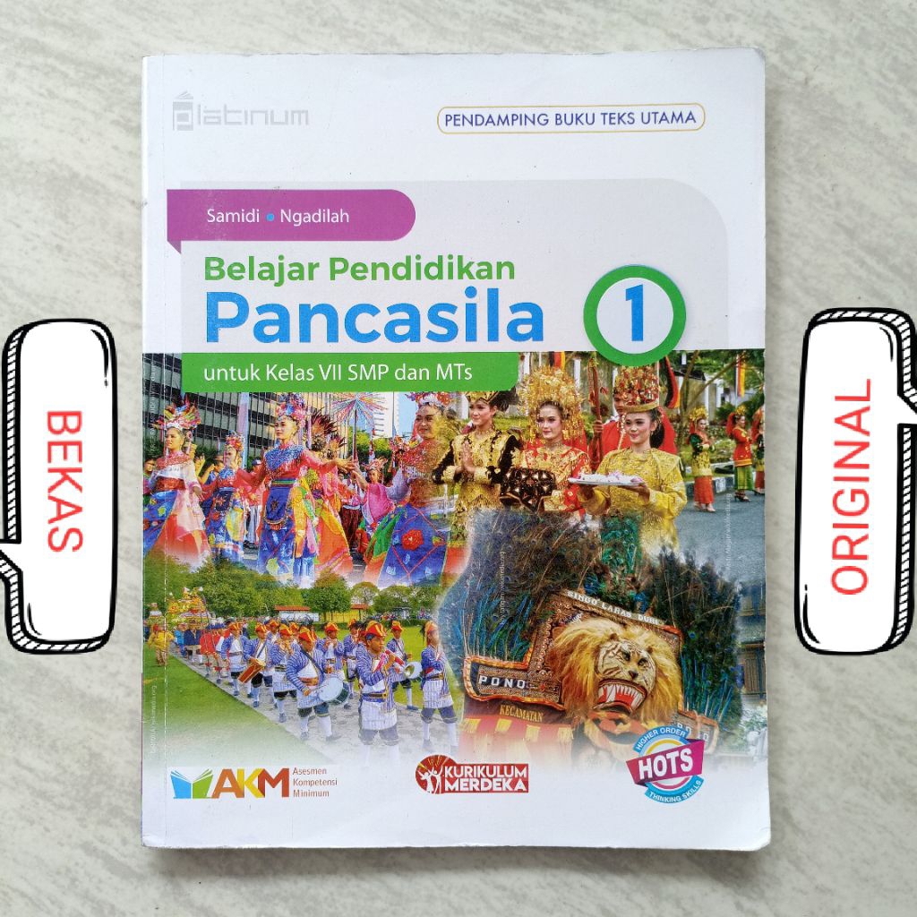 Buku Belajar Pendidikan Pancasila PPKN PKN Kelas 7 VII 1 I SMP MTS Penerbit Platinum Tiga Serangkai 