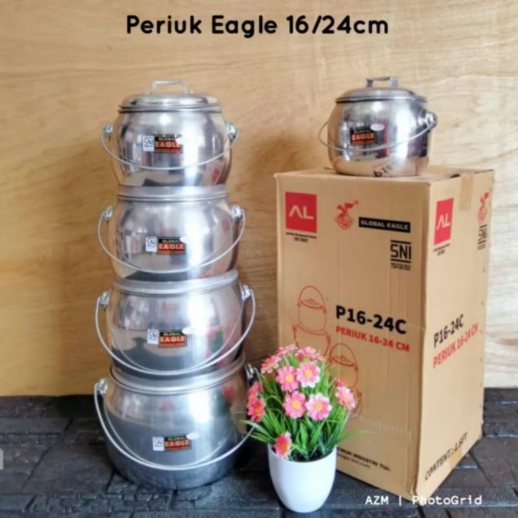 PERIUK EAGLE MASPION SET UK 16 18 20 22 24