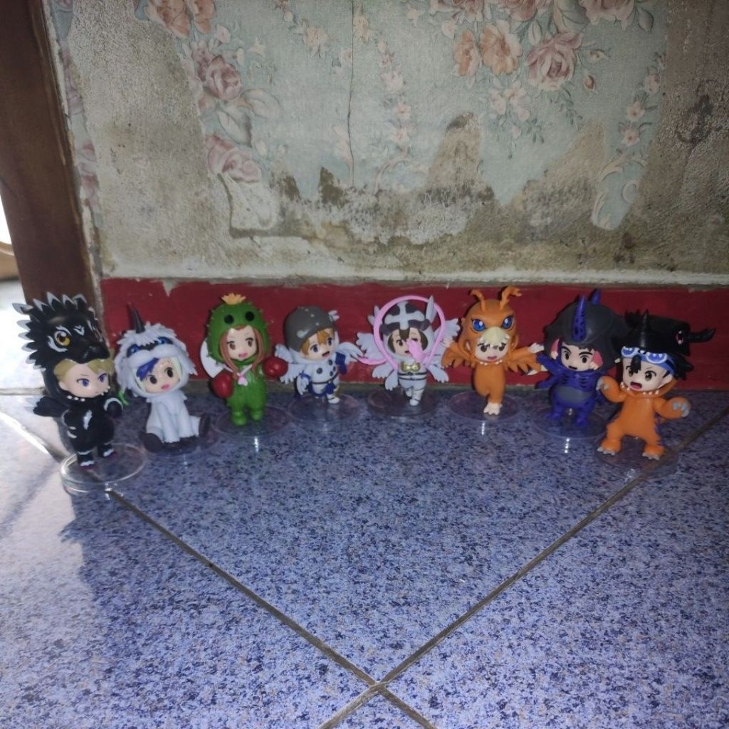 Figure Digimon Agumon Taichi Yamato Angemon Togemon