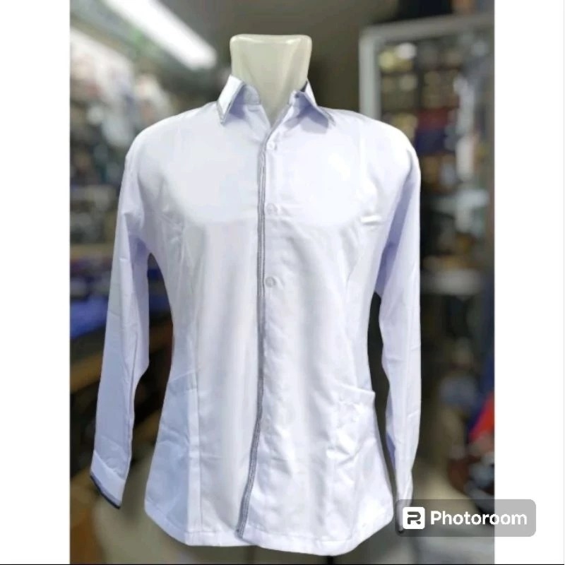 Kemeja Dinas Mahkamah Agung Kemeja Putih Wanita Lengan Panjang