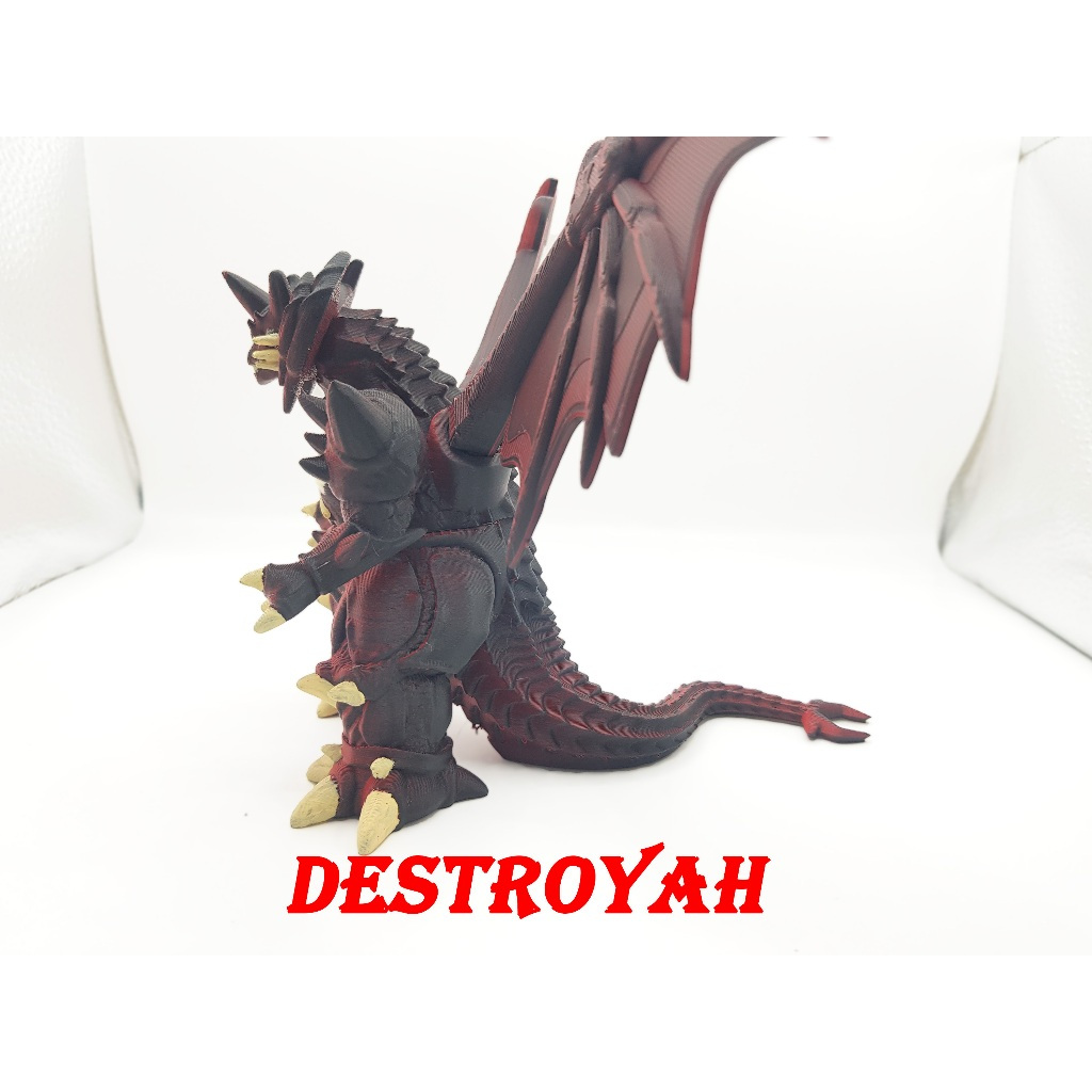 Cuero Mainan Destroyah Action Figure Godzilla Monster Ultraman Kaiju, Mainan Anak Laki laki