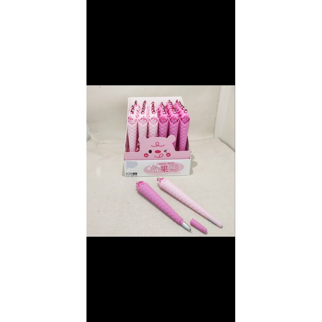 

1box (36Pcs) GP CONE LUCU APPLE BEAR MURAH DAN BERKUALITAS (BISA BELI SATUAN)