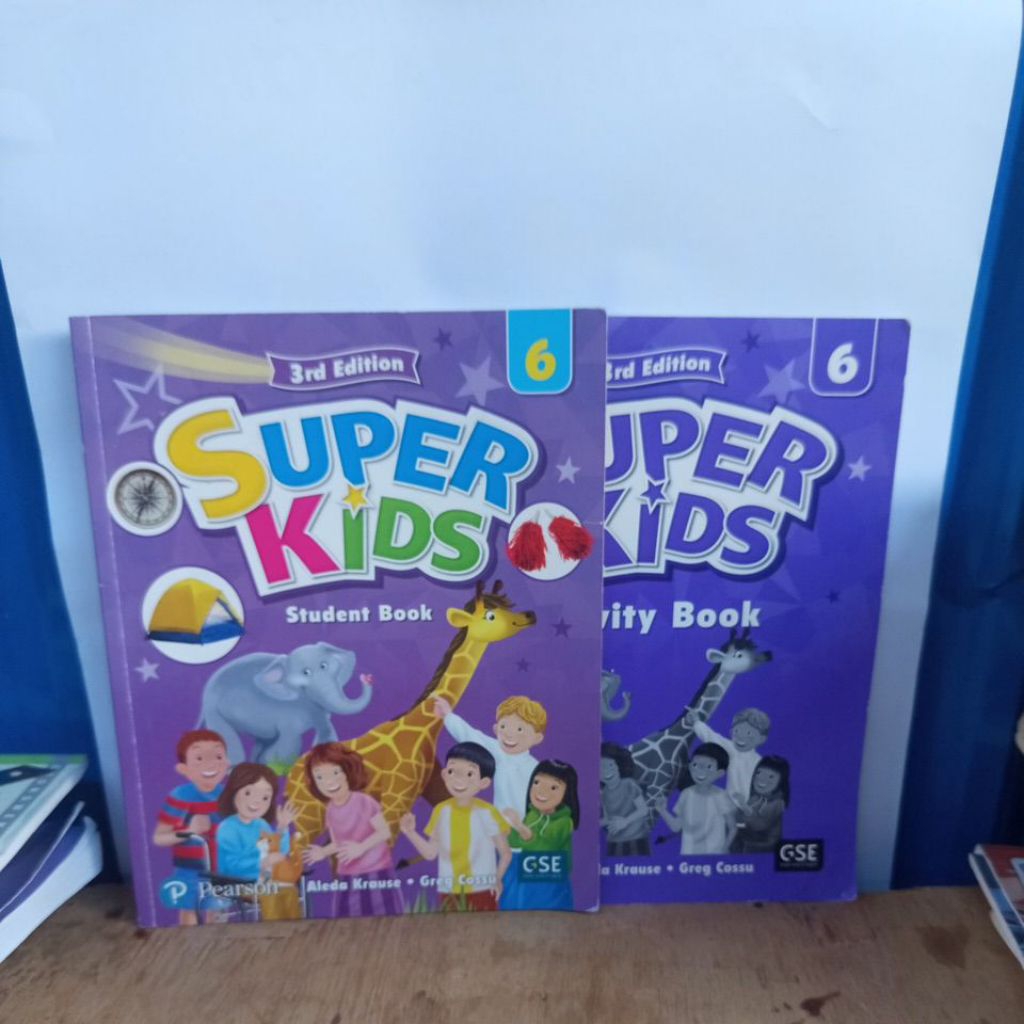 SUPER KIDS STUDENT BOOK DAN ACTIVITY BOOK 6 SD