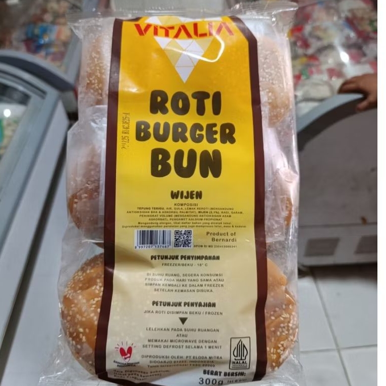 

Roti burger vitalia isi 6