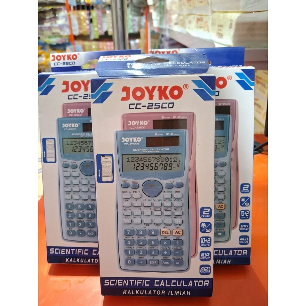 

Kalkulator Joyko CC-25CO | Scientific Calculator | Kalkulator ilmiah