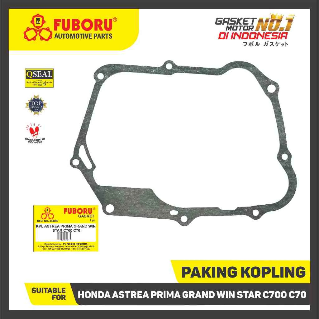 PAKING KOPLING HONDA ASTREA PRIMA / GRAND / WIN / STAR / C700 / C70 GASKET KLOS RENGKES CRANKCASE PE