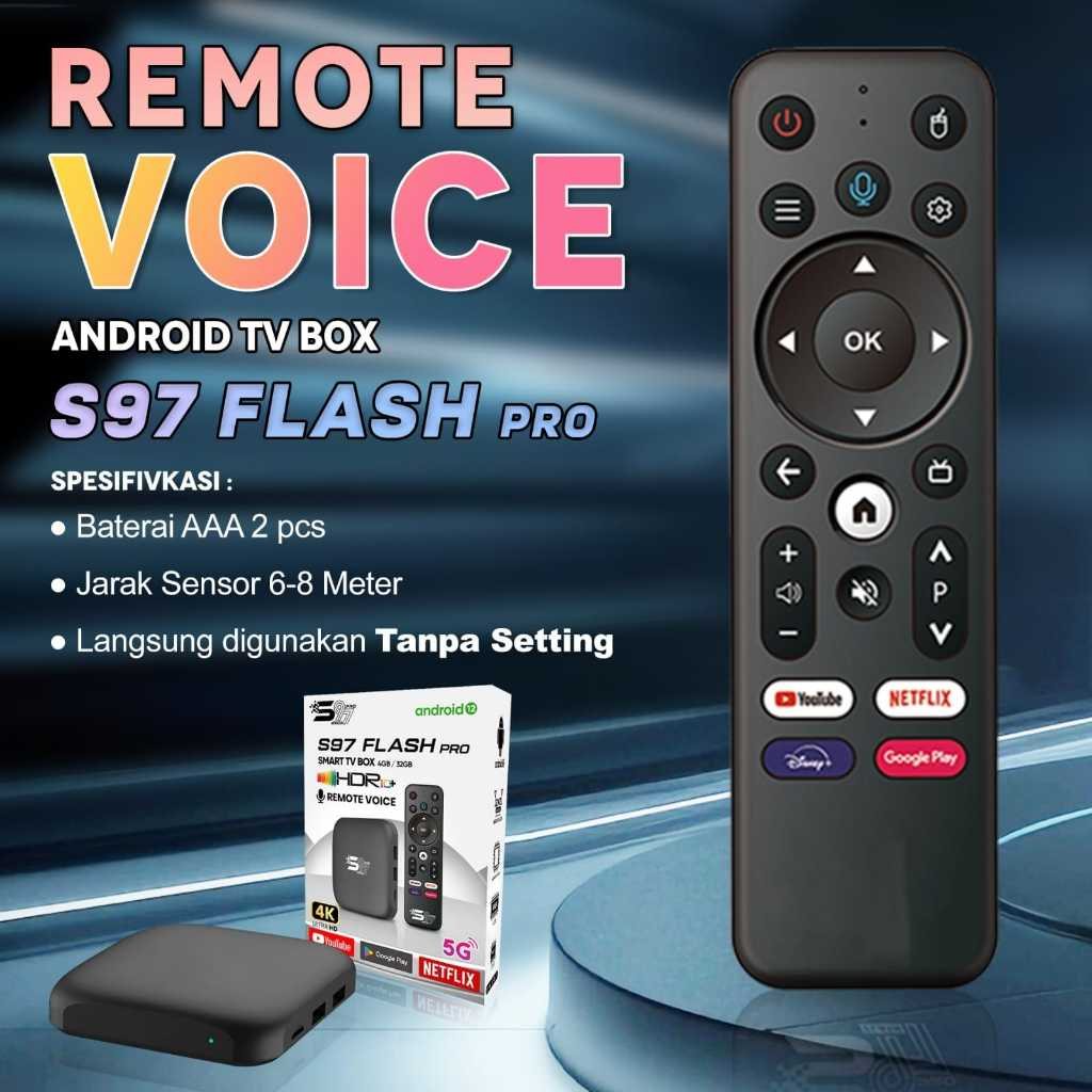Remote Voice Android Box S97 Flashpro