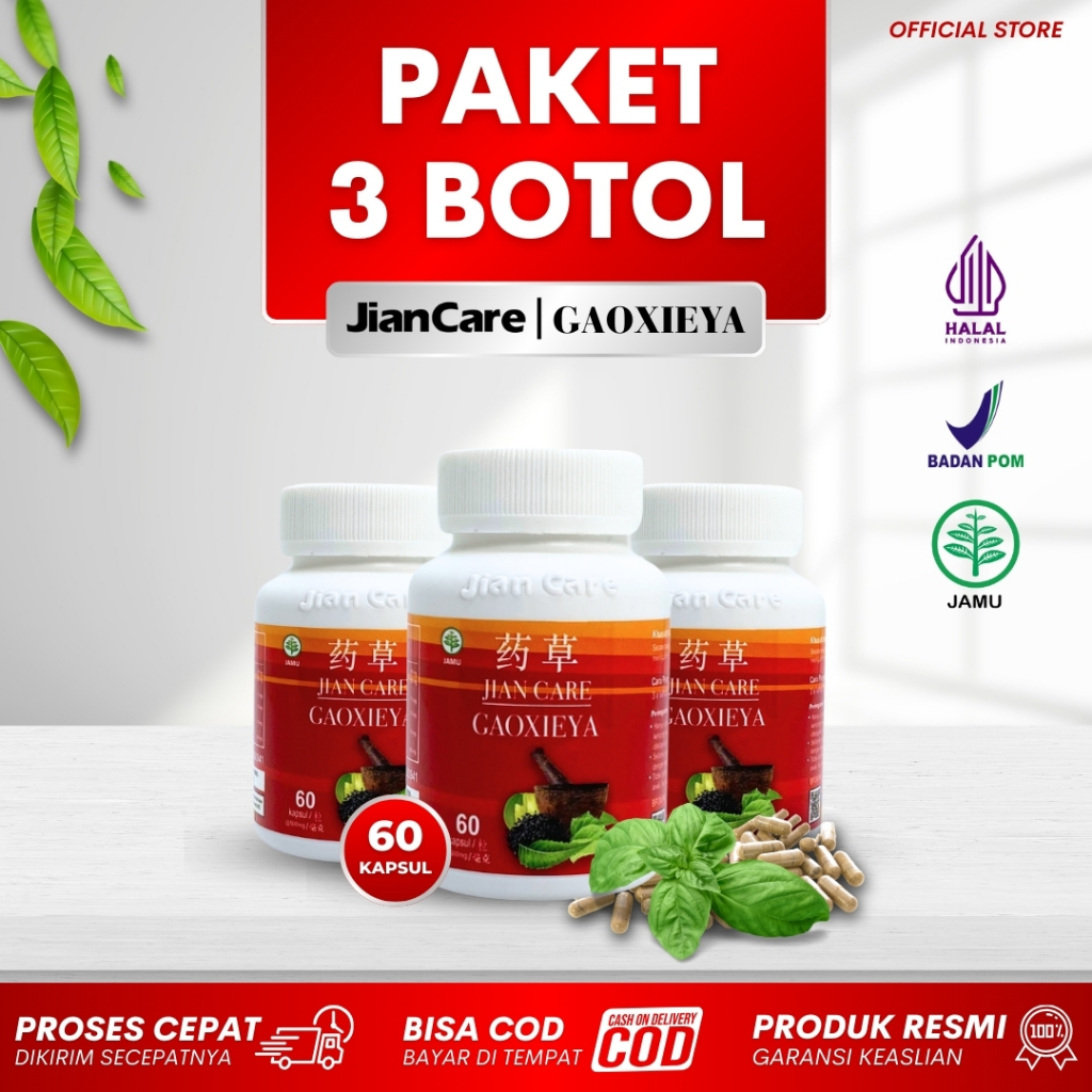 Jiancare Gaoxieya Asli - Paket 3 Botol