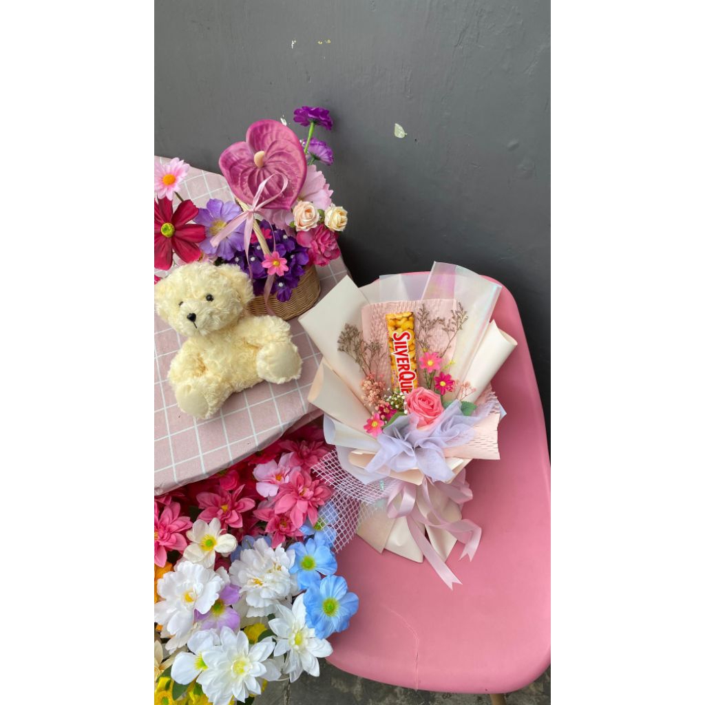 

bouqet single silverqueen