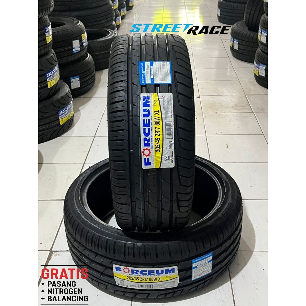 Ban Mobil Ring17 45 205 FORCEUM OCTA 205/45 R17 Ban Mobil Tubles Nik 2024