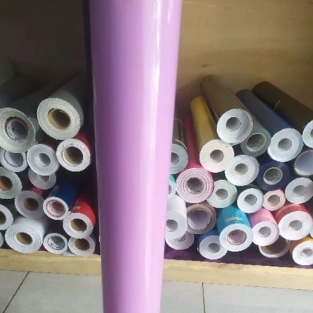 sticker skotlet warna Ungu Lilak ungu taro skotlet motor