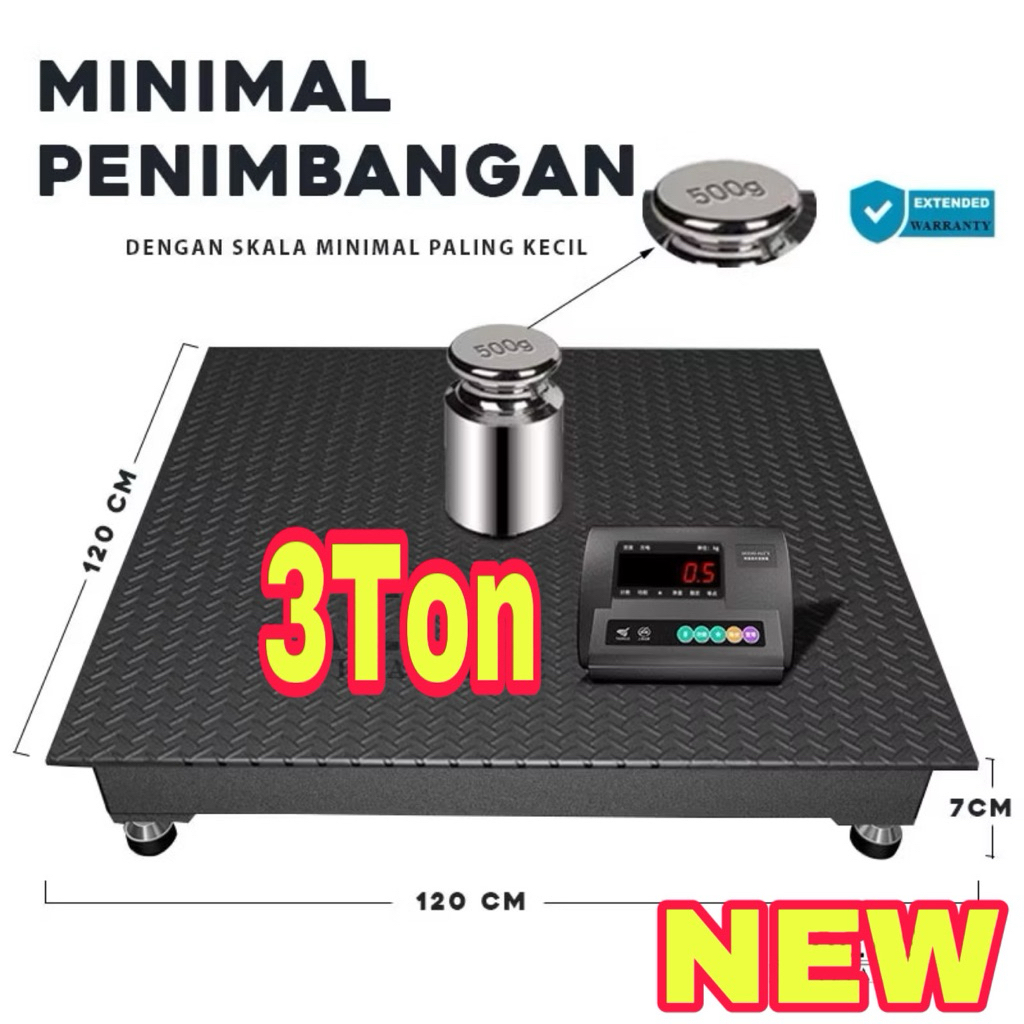 New timbangan digital 1ton 2ton 3ton 5ton / floor scale 5ton 3ton 2ton 1ton